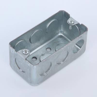 China Steel Utility Conduit Box 4 by 4 1.60mm thickness UL Listed Knockouts 1/2