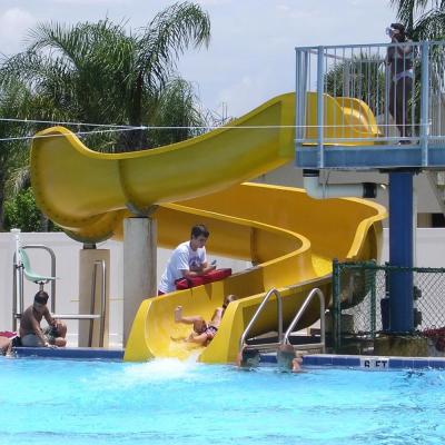 China Private pool hotel pool water park/home kids slide fiberglass for sale for sale