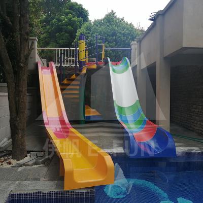 China Private Swimming Pool Water Fiberglass Slides Water Play Equipment for sale