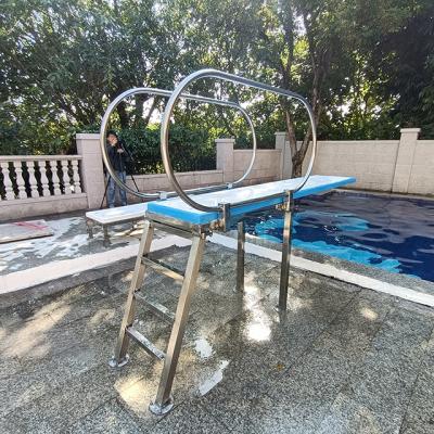 China Pool In Stock Dive Board With Base 8 Ft Home Dive Board Pool Customized for sale