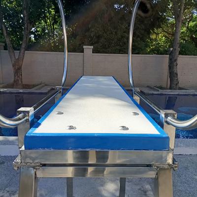 China Customized Swimming Pool Size 5feet / 6feet Dive Board With Base 10 Ft Dive Board for sale