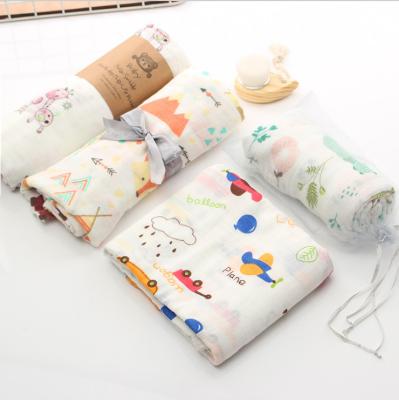 China PORTABLE Silky Soft Baby Wrap Bamboo Muslin Covering for sale