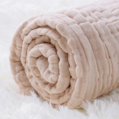 China 100%cotton 6-Layer Baby Muslin Anti-pilling Wrap Blanket for sale