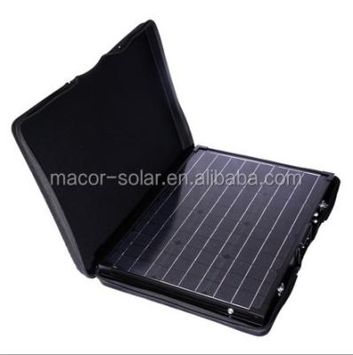 China Outdoor Camping High Conversion Rate 18V 100w Polycrystalline Portable Folding Solar Panel for sale