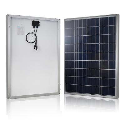 China 0.45mm Polycrystalline Photovoltaic Solar Panel 100W 12V PV Battery Charger for sale