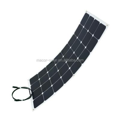 China 100w Semi Flexible Sunpower Solar Panel, 12v 100 Battery Solar Panel Charger MS-M(32) for sale