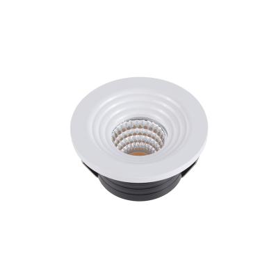 China MNCOB29 3w Mini Bar White Spot Light Anti-glare Five Color Recessed Star Led Spot Light Enclosed for sale