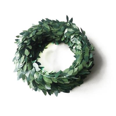 China 2021 Real Artificial Christmas Wreaths Made Of PVC Christmas Gift Party Decorations Environmentally Friendly Garlands for sale