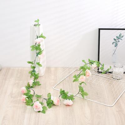 China High Quality Real Artificial Peony Vine Ivy Wedding Ceiling Wrapped with Peony Flower Decorated Vine for sale