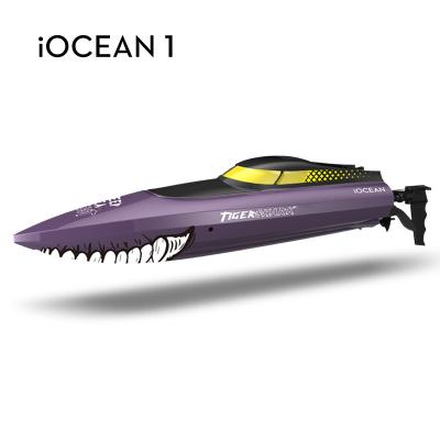 China RC Model Hour 2.4g Rc Racing Boat High Speed ​​Anti-crash Remote Control Boat Rc Jet Boat Novice Level Self-righting Rc Jet Boat for sale