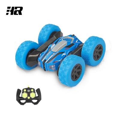 China RC Hobby 4wd 2.4ghz Double Sided Cool Light 360 Rotating Remote Control Car With Headlights Kids Christmas Stunt Car Toy For Boys Girls for sale