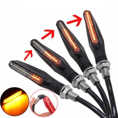 China Universal ABS Plastic Motorcycle Turn Signal Light Led Motorcycle Indicators Blinker Lights Led Overflowing Blinker for sale