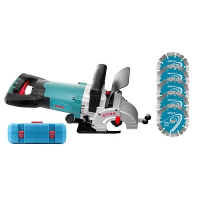 China Wall Grooving Boda Power Tools 4500W Multi-Saw Blade With Laser Dustproof Electric Concrete Wall Grooving Cutting Machine Brick Wall Chaser for sale