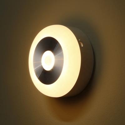 China COIN Led Motion Sensor 0.8w PC Fir Material Usb Bedside Kids Night Light For Children for sale