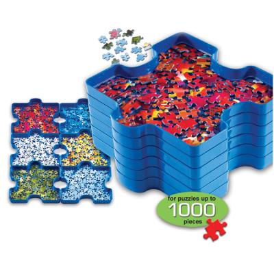 China 6pcs/set Child Kid's Toy Tools Stackable Puzzle Sorting Trays and Durable Brain Teaser Accessory for sale