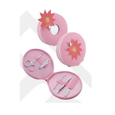 China New Design PVC 5Pcs/Set Manicure Pedicure Tool Set Kit For Women Girls Gifts for sale