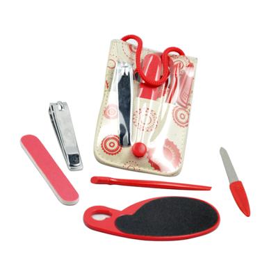 China Durable PVC Wrap Foot Toe Manicure Pedicure Set For Women Girls for sale