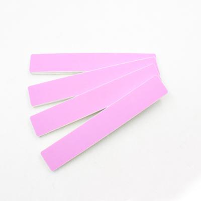 China Raw Sandpaper Nail File/Disposable Eva Nail File Custom Printed Emery Board Paper File for sale