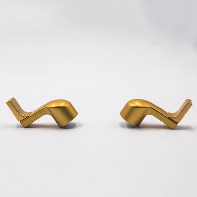 China WholesalesIndoor Modern Zinc Alloy Golden Stair Handrail Handrail Railing Accessories for sale