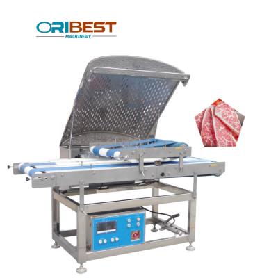 China Food processing industry 304 stainless steel pork meat slicing beef meat cutting machine commercial for sale