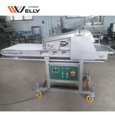 China Meat Processing Muti-purpose Stainless Steel Fish Steak Flattening Machine Beef Meat Roll Machine With CE Approved for sale