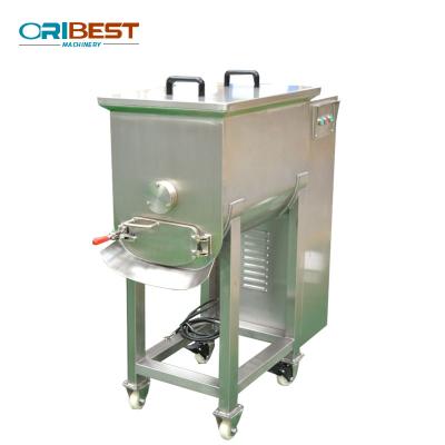 China High output electric meat mixer machine/beef stuffing prep meat mixer easy operation/stainless steel guide speed for sale