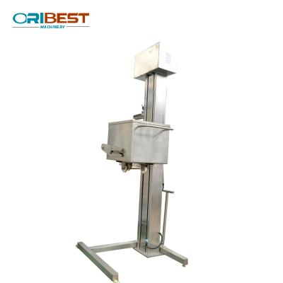 China Easy operation factory supply bucket type directly conveyor pusher/meat bin/meat trolley pusher for sale