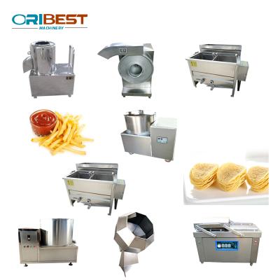 China Easy Operation High Output Potato Fries Making Machinery Potato Fries Line for sale