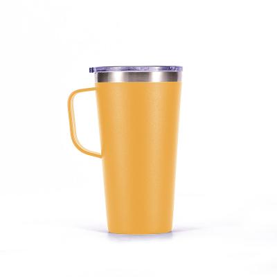 China Sustainable Hot Selling High Quality Stainless Steel Coffee Beer Mug Vacuum Insulated 16 Ounce for sale