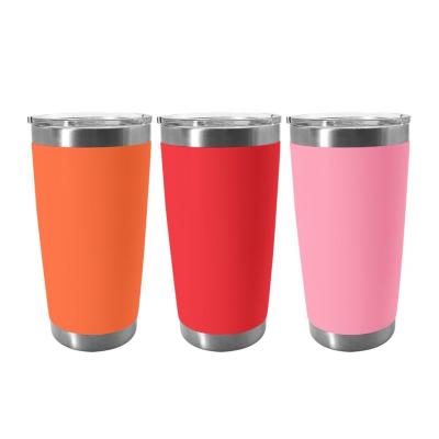 China Viable Custom Slim 20OZ Sublimation Stainless Steel Thermos Tea Tumbler Cups In Bulk for sale