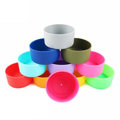 China Anti-Slip Silicone Pad Bottom Boot For Stainless Steel Water Bottle for sale