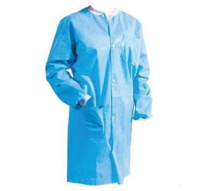 China PP non woven / PE film SMMS medical surgical gown reinforced surgical gown with cheap price for sale