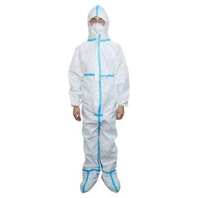 China Soft/dustproof/waterproof type 5/6 medical protective coveralls sms coverall china factory for sale