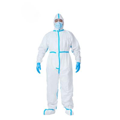 China Safety Protective Isolation Medical Suit Soft/Dustproof/Waterproof Disposable Isolation Clothing for sale