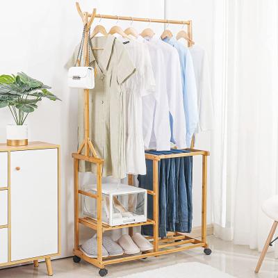 China Creative Expandable Floor to Ceiling Bedroom Hat Hanger Low Price Solid Wood Living Room Clothes Rack Hat Rack for sale