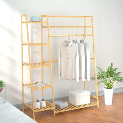 China Simple Bedroom Mobile Expandable Floor Hanger Factory Supply Clothes Rack Single Pole Coat Rack for sale