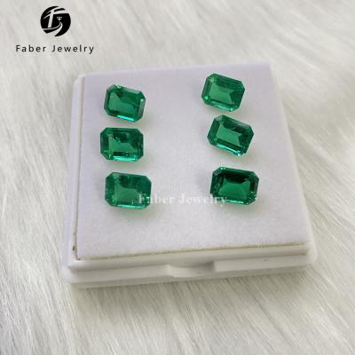 China Top Sale 6.6x8.5mm Polishing Emerald For Sale Genuine Colombian Emerald for sale