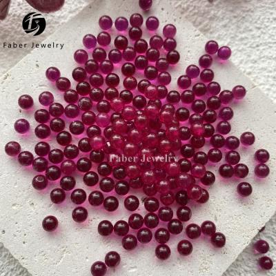 China Corundum 05# Synthetic Red Ruby Sphere Wholesale Polishing Factory Direct for sale