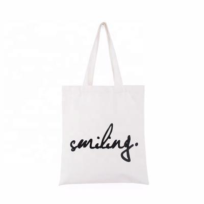 China Daily Eco Customized Logo Print Wholesale Shopping Organic Cotton Canvas Tote Bags for sale