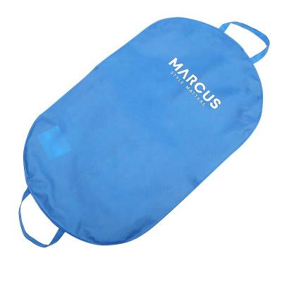 China Foldable Portable Storage Luxury Blue Garment Clothes Dust Cover Non Woven Garment Suit Bag for sale