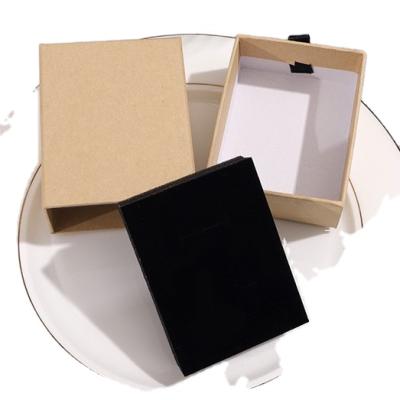 China Luxury Recycled Materials Color Printing Logo Paper Packaging Jewelry Box for sale