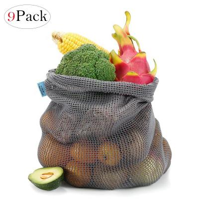 China Eco - Friendly Durable Biodegradable Custom Cotton Mesh Wash Bag for sale