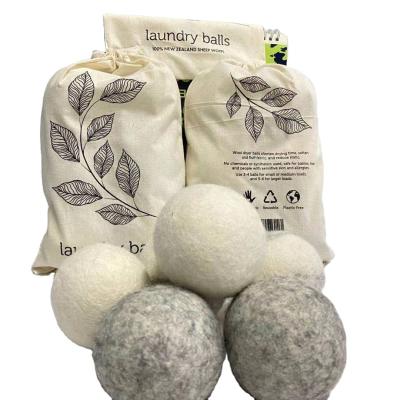 China Wholesale Eco Wool Handmade Wool Dryer Felt Ball Bulk Dryer Balls for sale