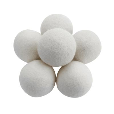 China Eco-fiendly Wholesale 6 Pack Eco Friendly Wool Dryer Balls With Cotton Bag for sale