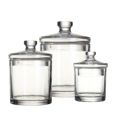 China Microwavable Home Storage Organization Decorate Glass Jars for sale