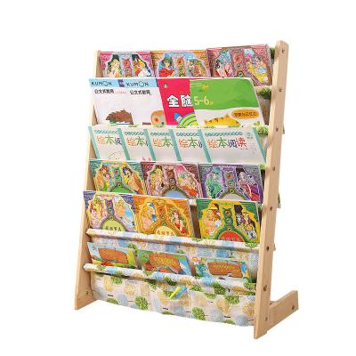 China Wooden Children's Storage Cabinet Children's Bookcase Shelves Storage Shelf for sale