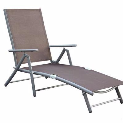 China Garden Classic Aluminum Classic Folding Swimming Pool Deck Chair Beach Marine Deck Chairs for sale