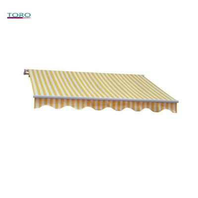 China cheap retractable no-cassette awning patio sunshade awning for sale