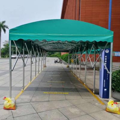 China Show Foldable Auto Eject Waterproof Garages , Outdoor Car Canopies Wholesale for sale