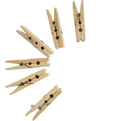 China Clam Bamboo Plastic Clothespin Wooden Clothespin Factory Laundry for sale